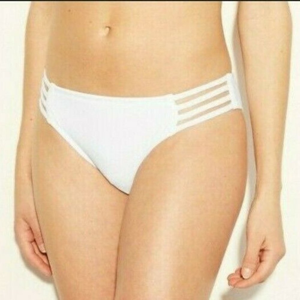 Shade & Shore Beach Hipster Bikini Bottom White XL